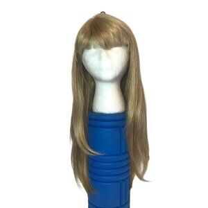 Long Blonde Synthetic Wig With Bangs By Envy Lightweight & Adjustable Cap